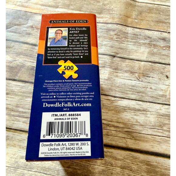 ANIMALS OF EDEN PUZZLE-NEW - Picture 7 of 7